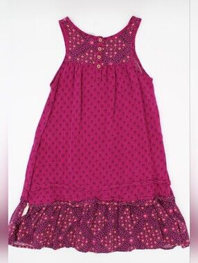 Roxy Girls Purple Boho Sleeveless Dress Size 10